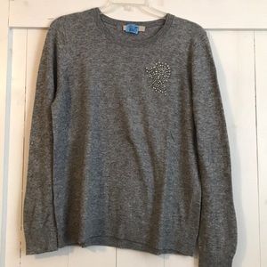 LOFT Sweaters - Loft Sweater with Floral Detail LOFT Sweaters - Loft Sweater with Floral Detail